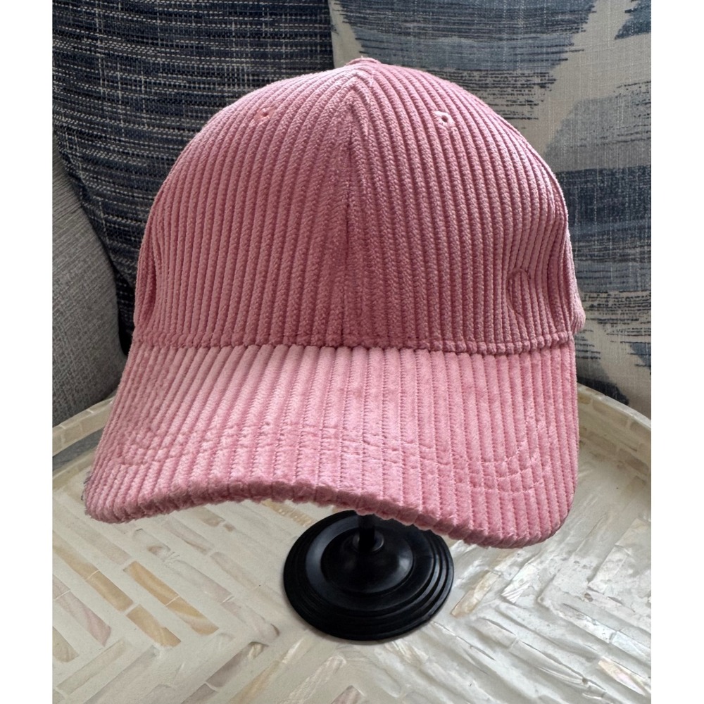 ZYIA Active Pink Corduroy Baseball Cap Hat Casual Everyday Sport Barbiecore